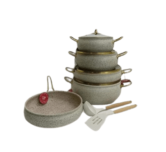 9PCS Granite Coating Cookware Set