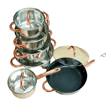 Yemitei 10-Piece Stainless Steel Cookware Set
